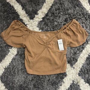 American Eagle- Brown Tee